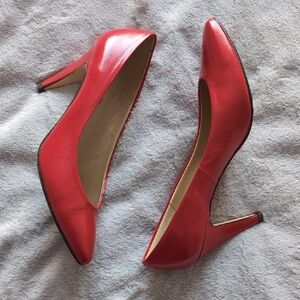 VINTAGE GENUINE LEATHER HEELS,7.5